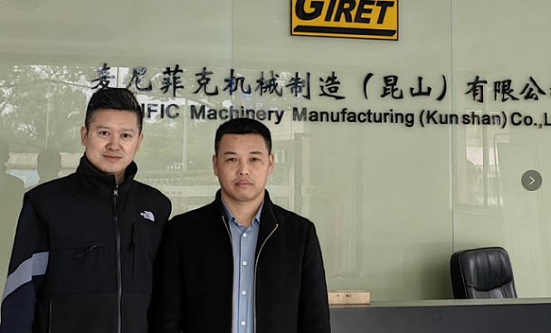 艾思捷盛總攜技術宋工去往坡口機設備廠家進行技術交流